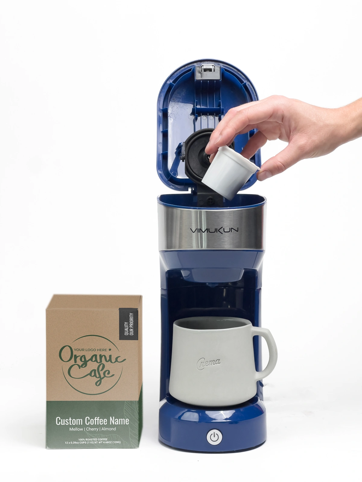 White label coffee pod production