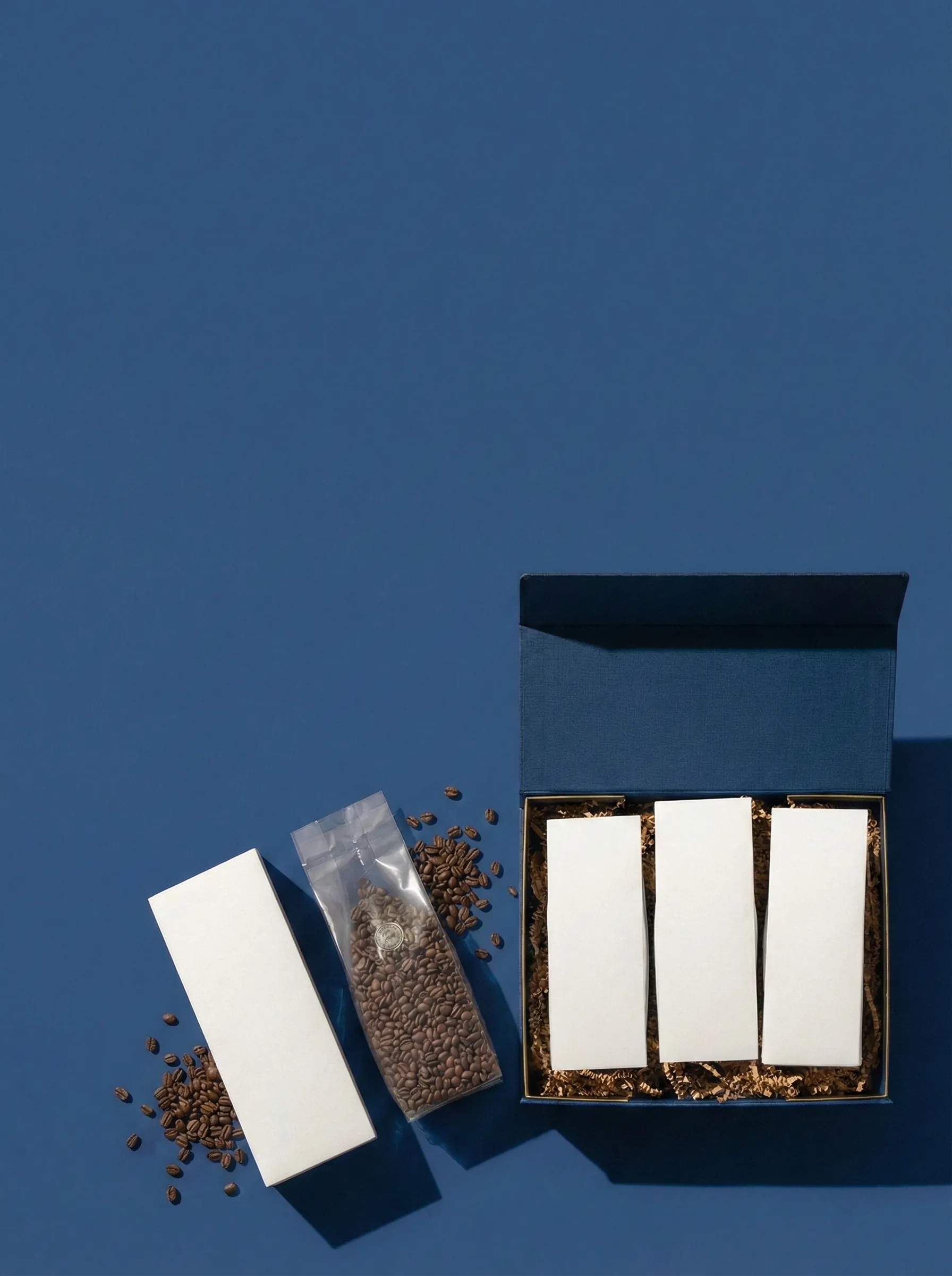 Custom promotional coffee packaging display